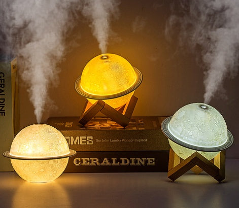 Saturn Lamp Humidifier – Night Light & Air Freshener in One