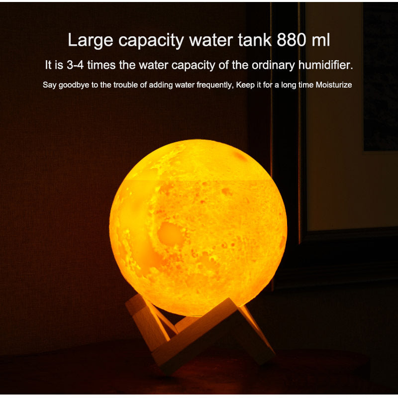 Moon Lamp Humidifier – Night Light & Air Freshener in One
